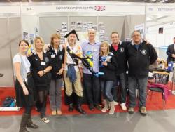 At the Dive Show April 2012 - with Kav the Balloonatic and Project AWARE