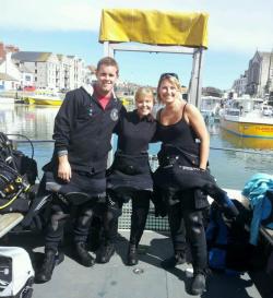 'The Three Amigos' your dive instructors for 2012!!